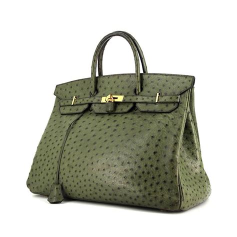 hermes birkin struzzo verde prezzo|Borse Hermès in Struzzo Verde .